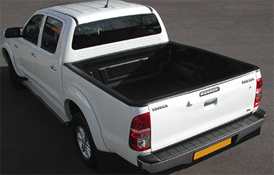 Proform over rail bed liner on a Toyota Hilux double cab pickup