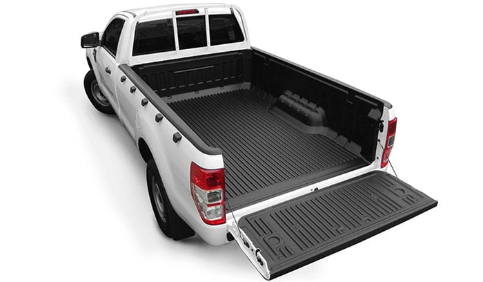 Proform Over rail bed liner on a single cab pickup truck