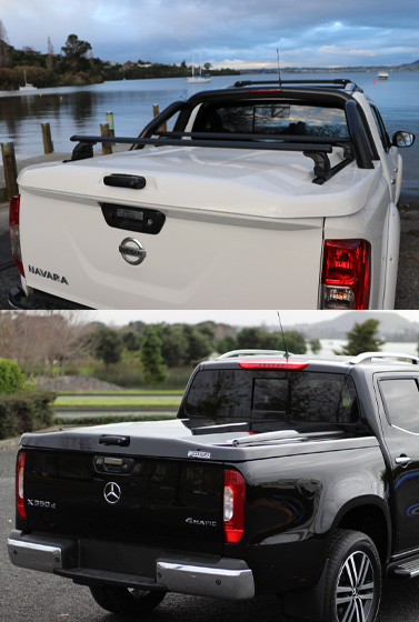 Proform Tango Sports Lid on a Toyota Hilux and a Ford Ranger