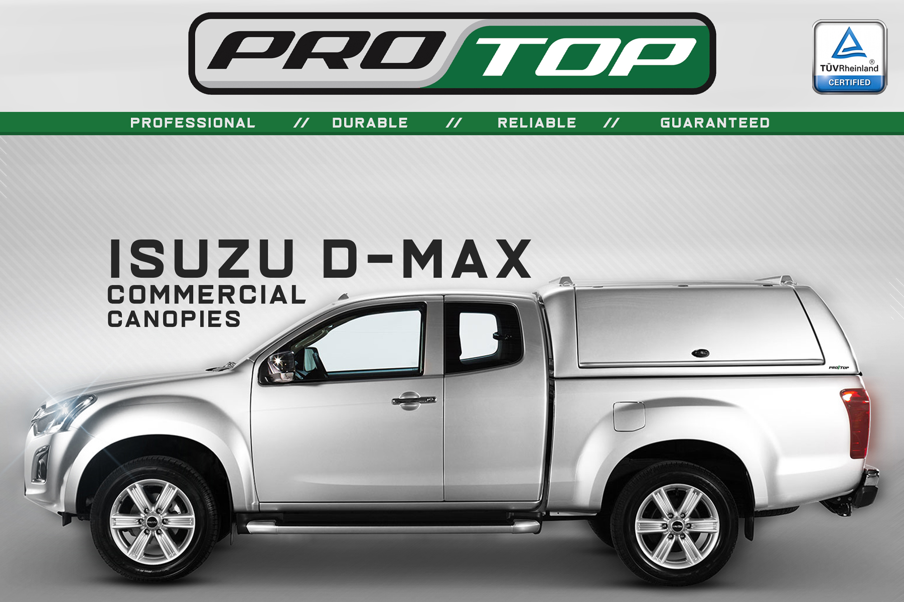 Isuzu D-Max ProTop hardtop canopies brochure