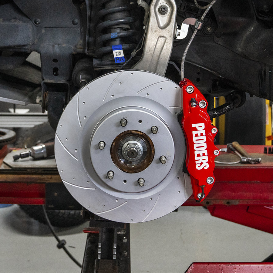 Pedders ceramic brake upgrades for pickup trucks
