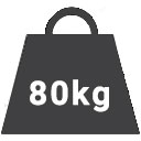 80 kgs weight