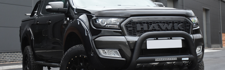 Ford Ranger Raptor Style Grill with Hawk Logo